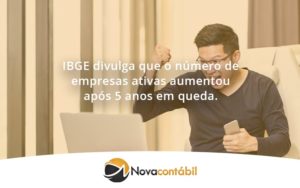 Ibge Divulga Que Numero De Empresa Ativas Aumentou Nova - Nova Contábil Digital